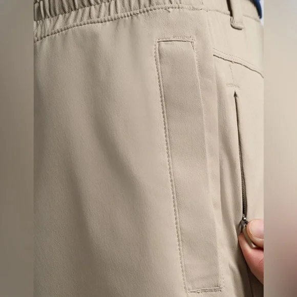 Birddogs Men’s Regular Khaki Athletic Shorts w/ Built-In Liner - Size XL - Picture 6 of 8